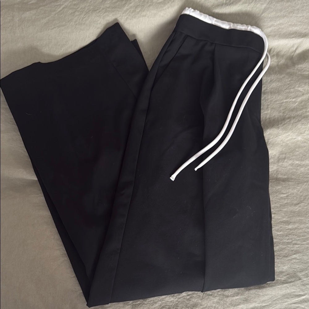 Zara Black Drawstring Pants